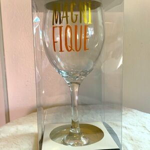 French Novelty Wine Glass Gift New in Box
